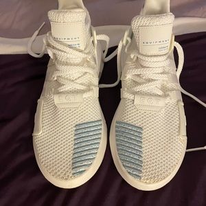 8 adidas EQT basketball sneakers, slightly worn